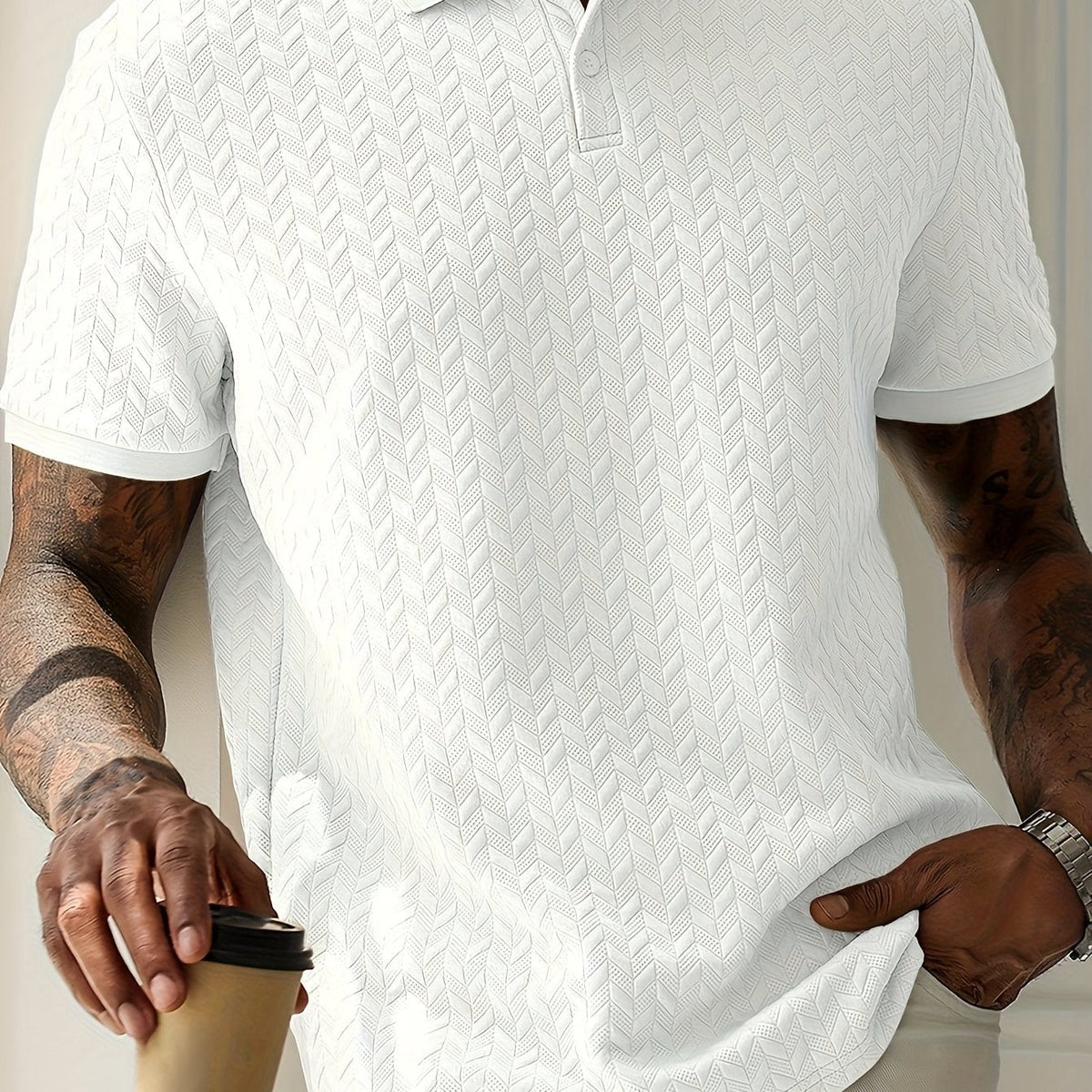 Ellison Textured Polo