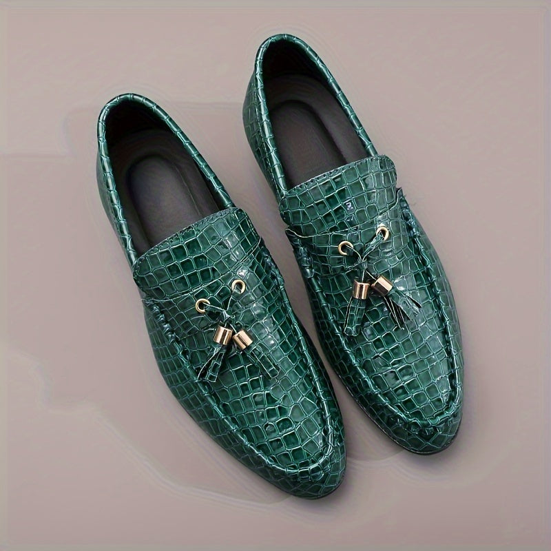Croc Tassel Loafer