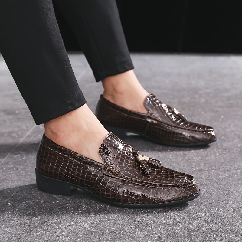 Croc Tassel Loafer
