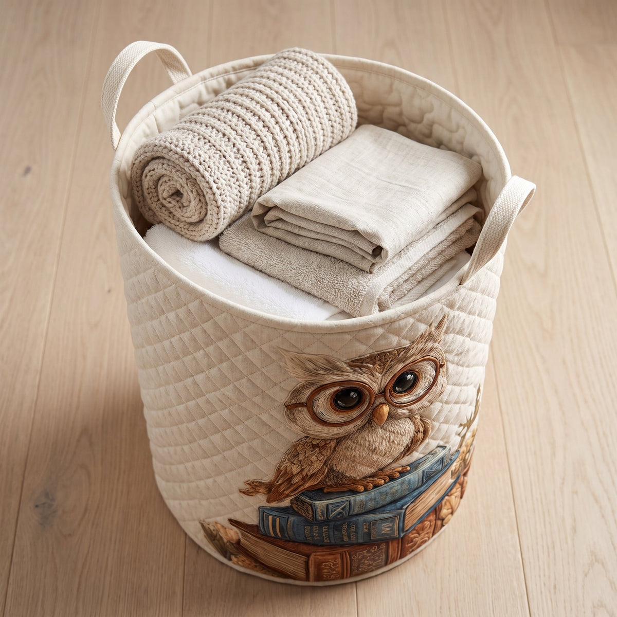 Owl Quilted Basket │ B1G1