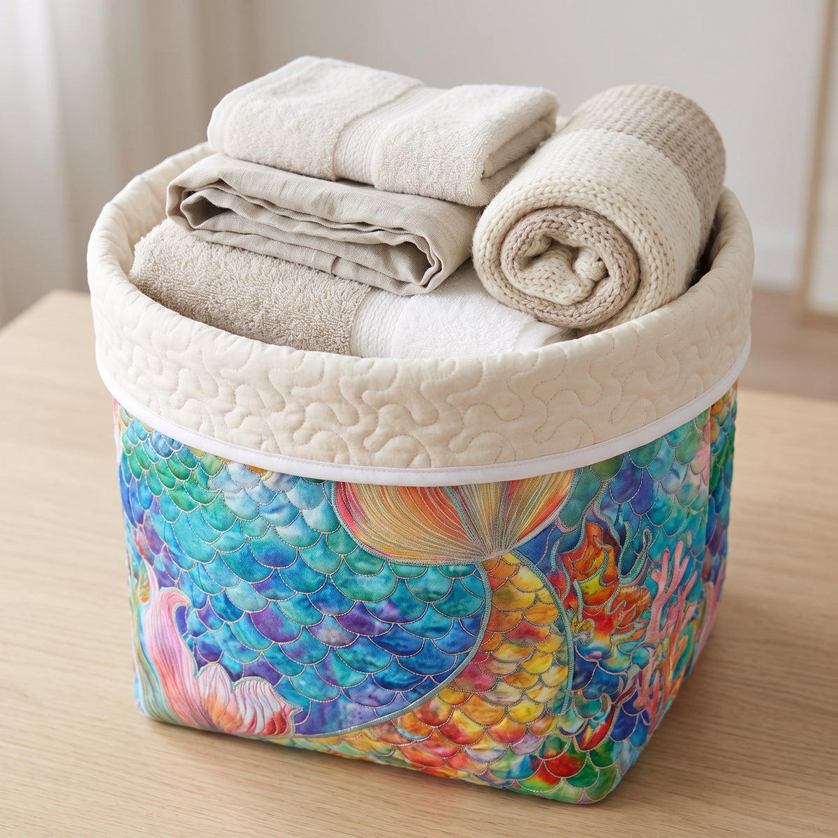 Marine Sparkle Quilted Basket │ B1G1