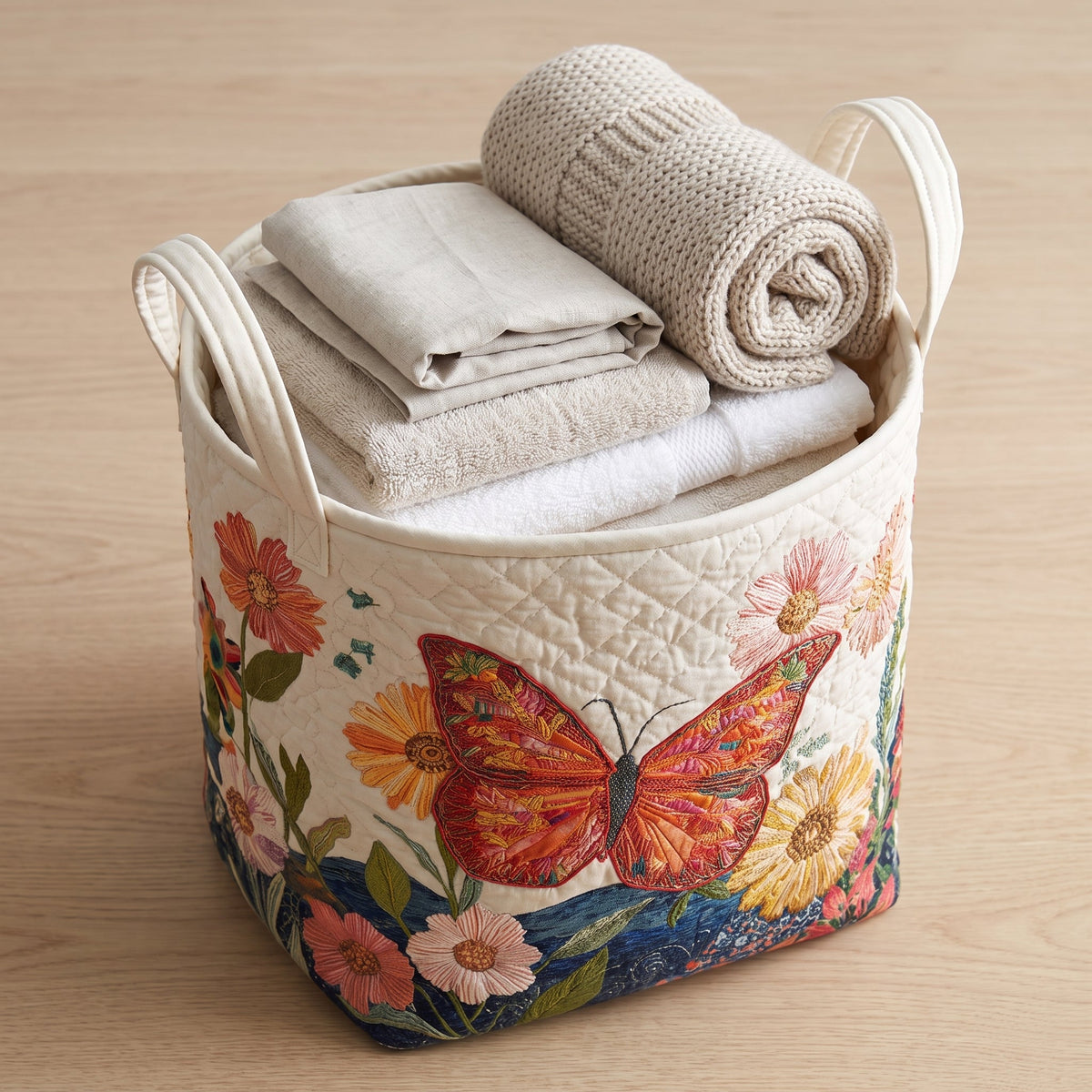 Colorful Beauty Quilted Basket │ B1G1