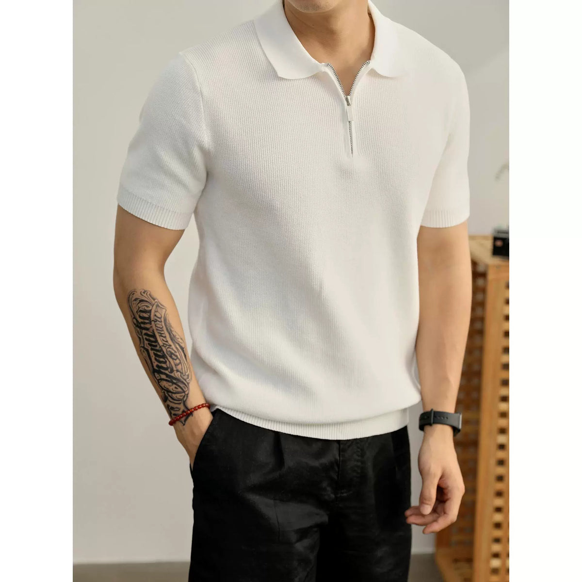 Marcel Half-Zip Polo