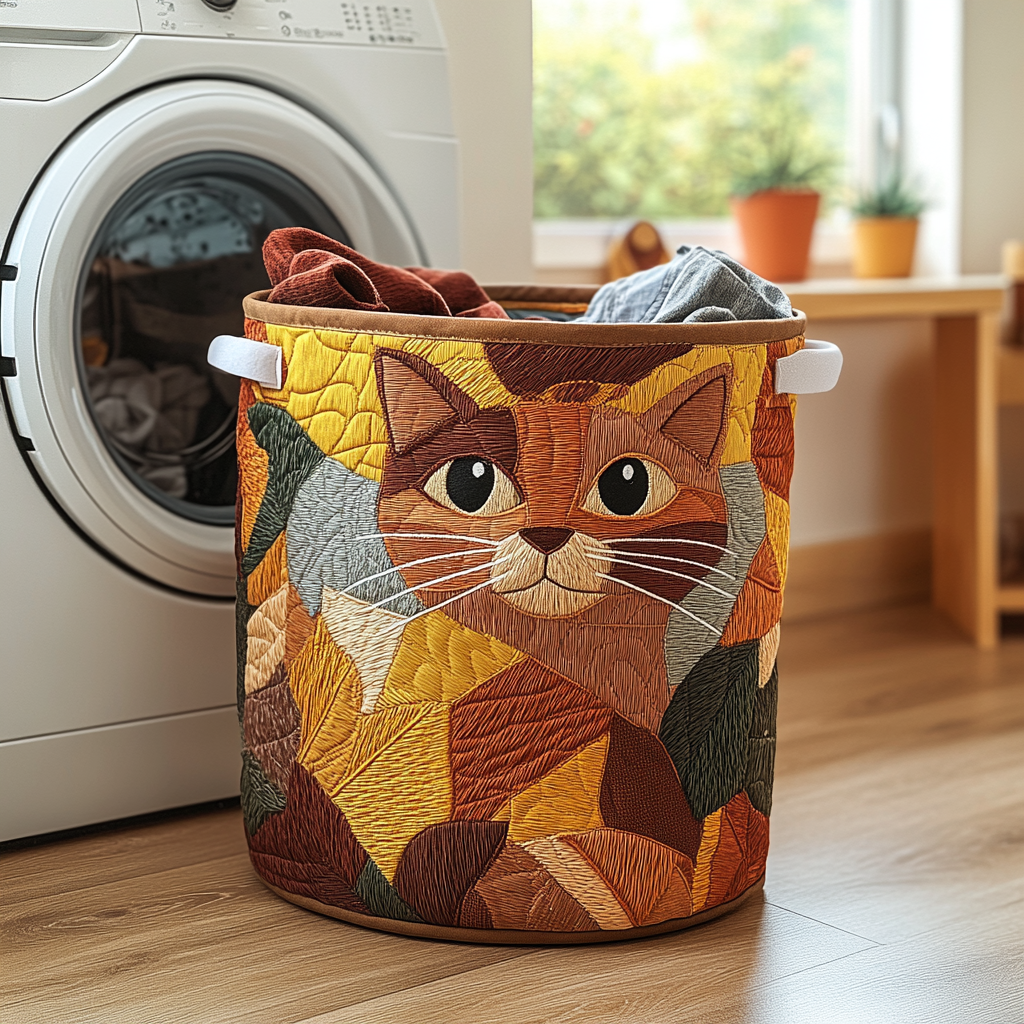 Cat Cocoon Quilted Basket │ B1G1