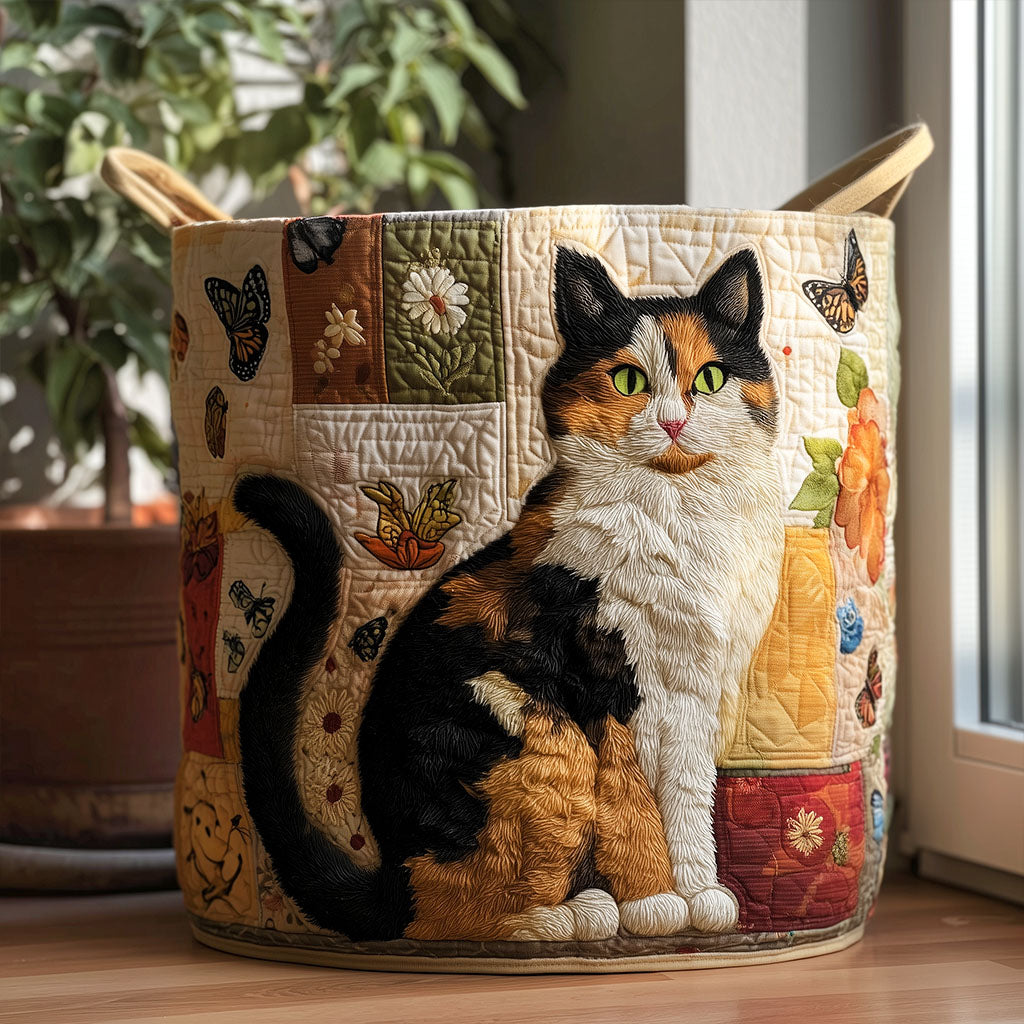 Cat Dreams Quilted Basket │ B1G1