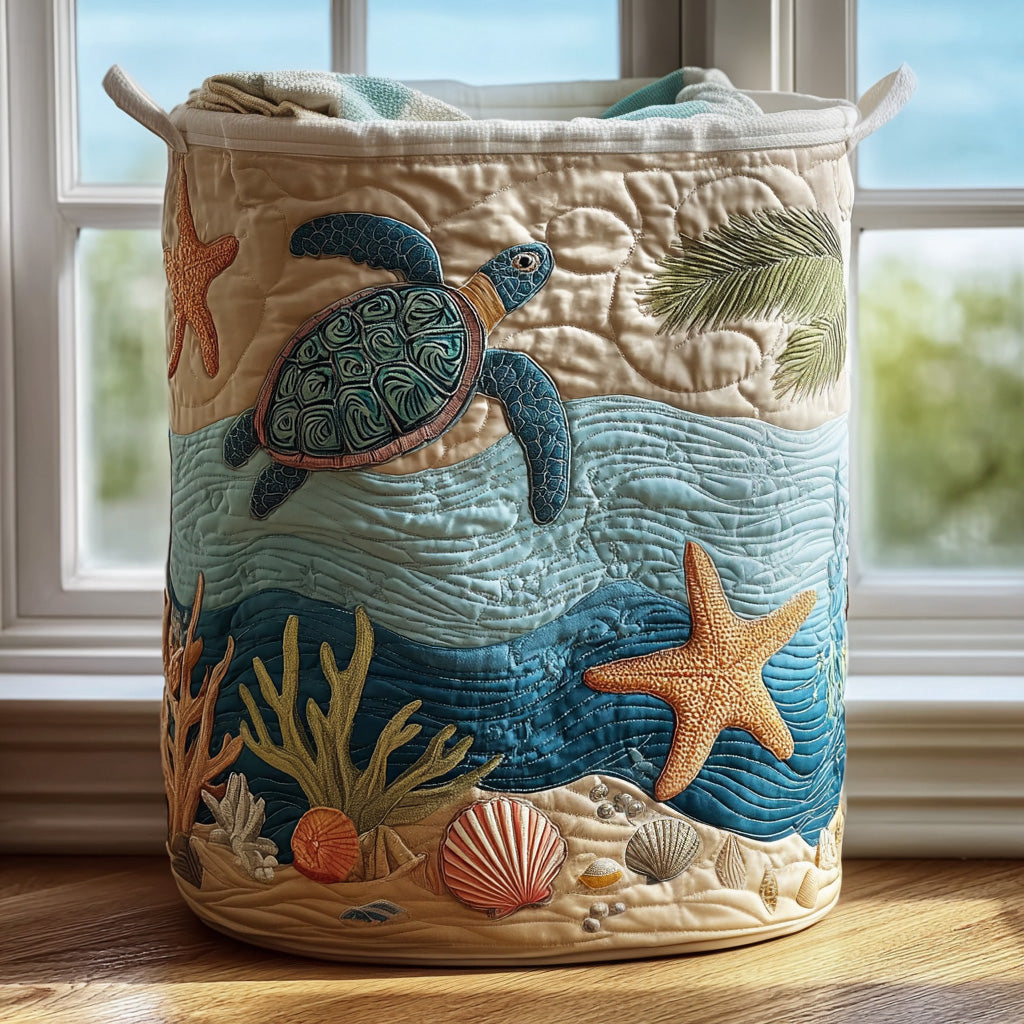 Coastal Harmony Quilted Basket │ B1G1