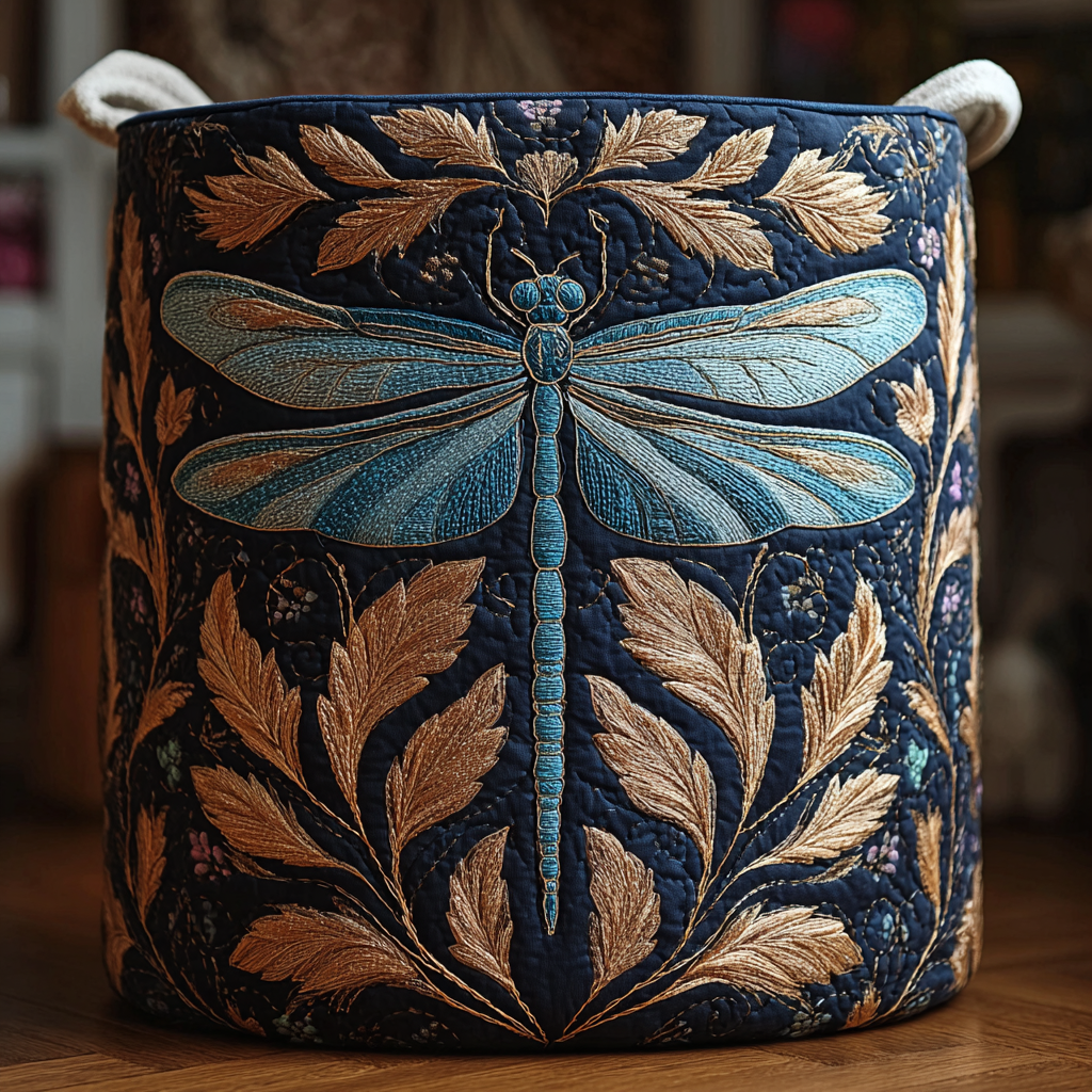 Colorful Dragonfly Quilted Basket │ B1G1