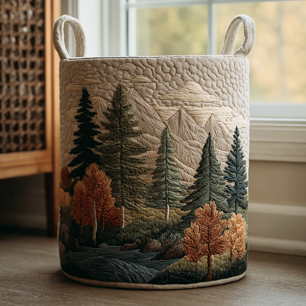 Forest Quilted Basket │ B1G1