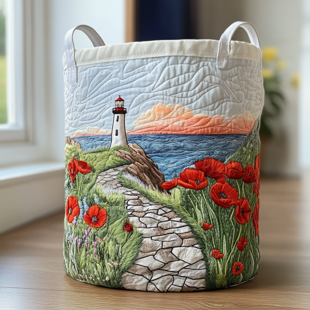 Ocean Lighthouse Quilted Basket │ B1G1