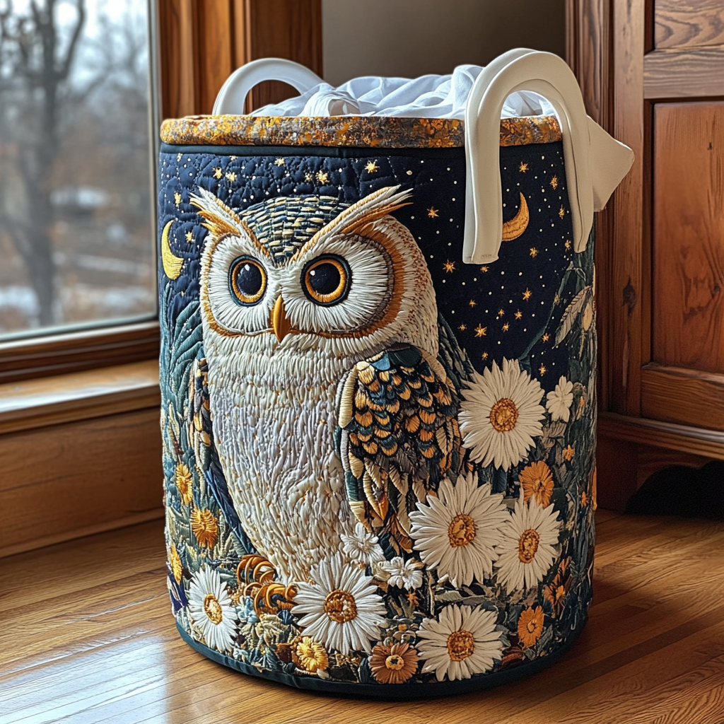 Owls Quilted Basket │ B1G1