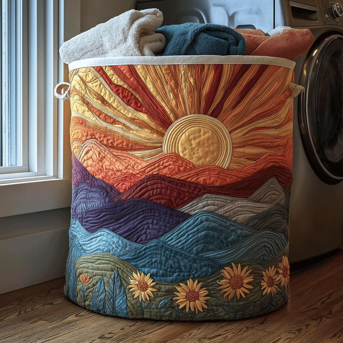 Prairie at Dawn Quilted Basket │ B1G1