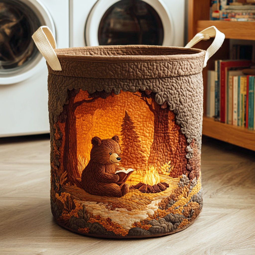 Reading Bear Quilted Basket │ B1G1