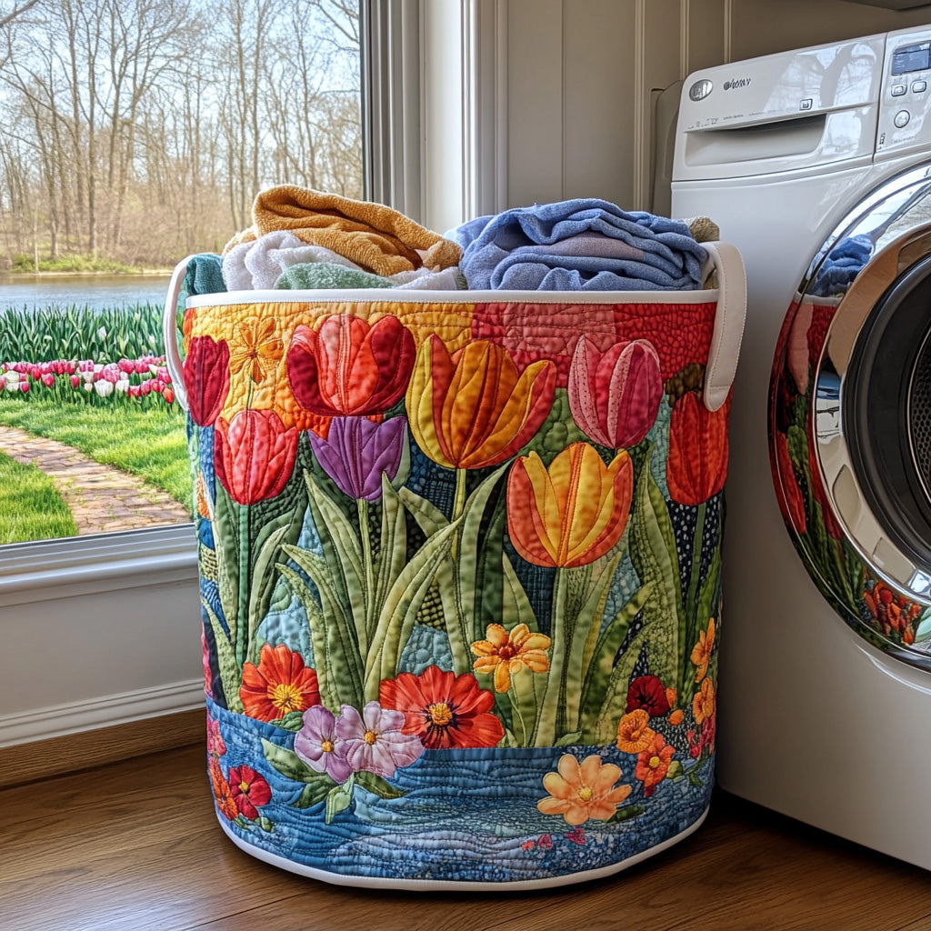 Summer Flowers Quilted Basket │ B1G1