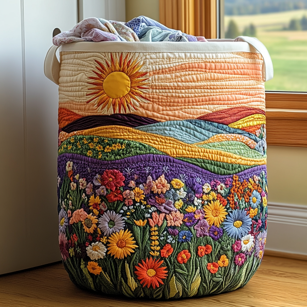 Sunny Bloom Quilted Basket │ B1G1
