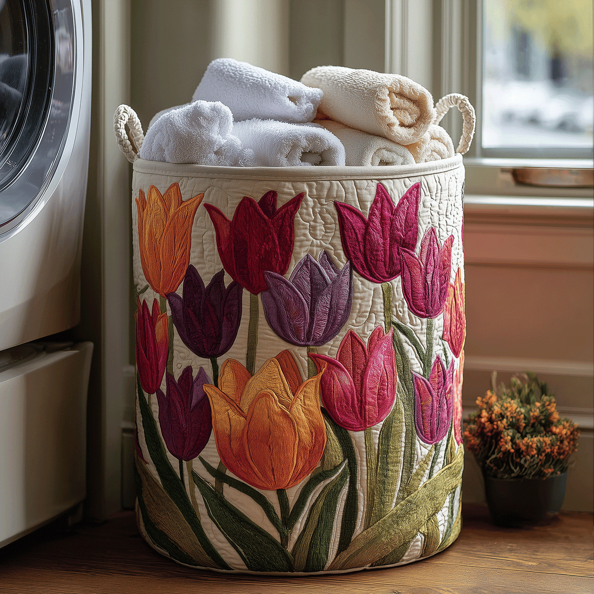 Tulip Joy Quilted Basket │ B1G1
