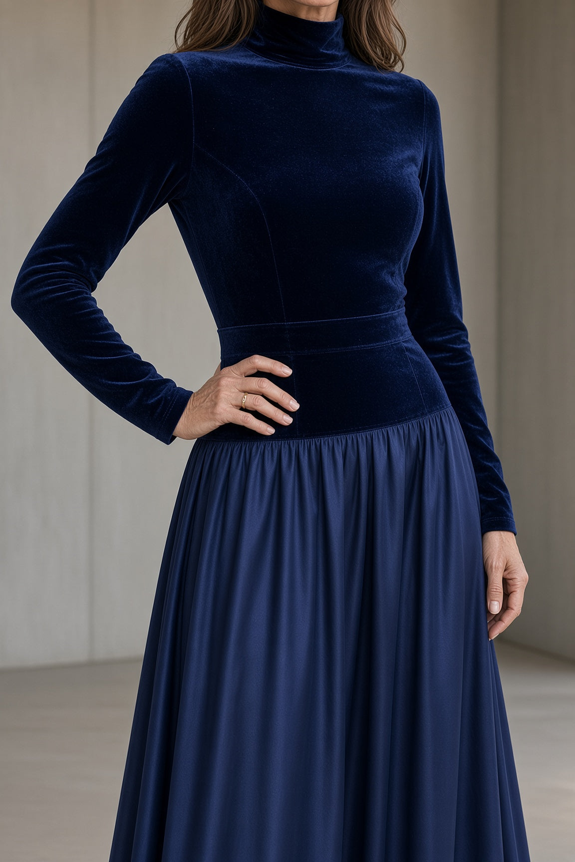 Vivien Velvet Dress