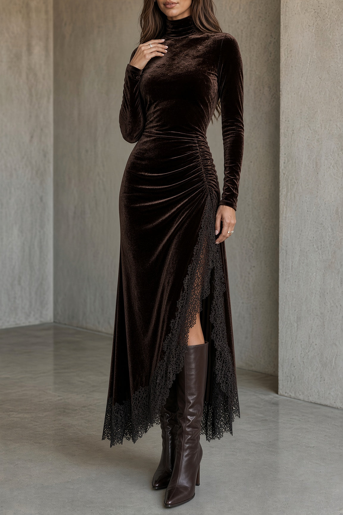 Sienna Velvet Dress