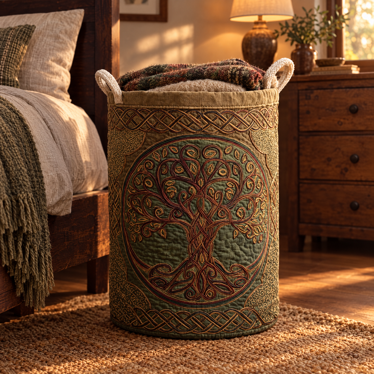 Golden Roots Quilted Basket │ B1G1