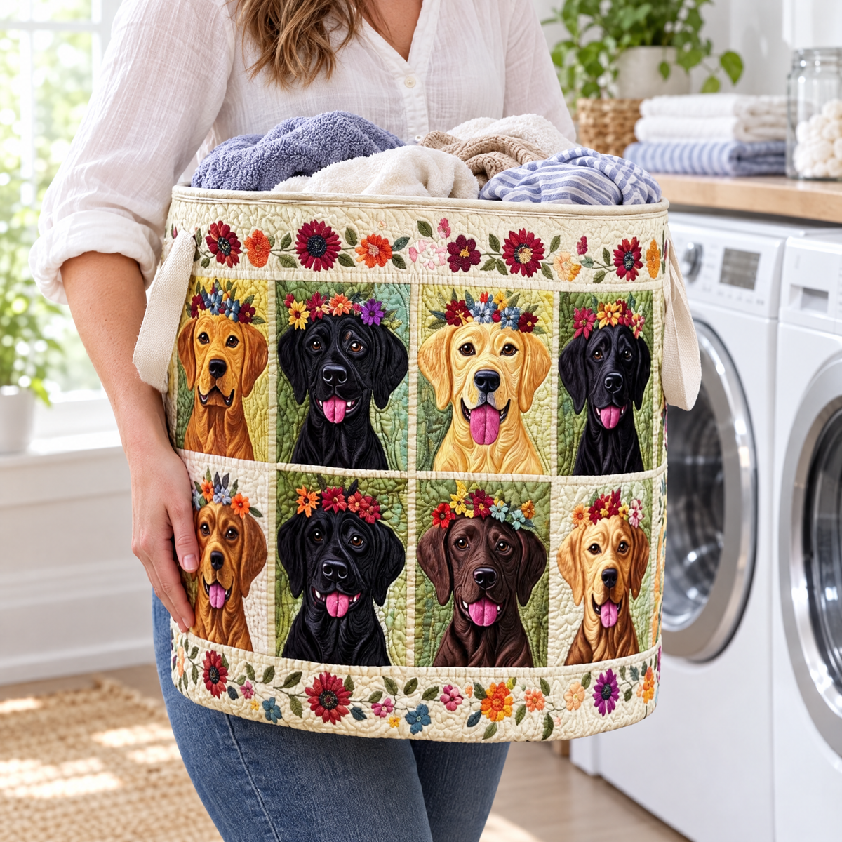 Labrador Quilted Basket │ B1G1