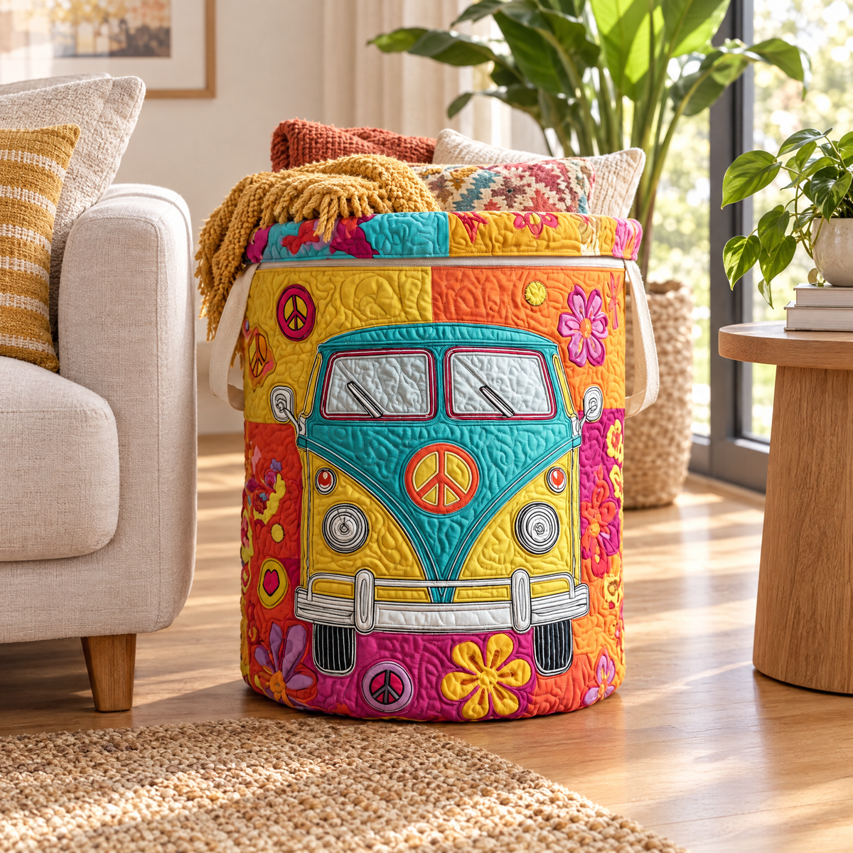 Hippie Style Quilted Basket │ B1G1