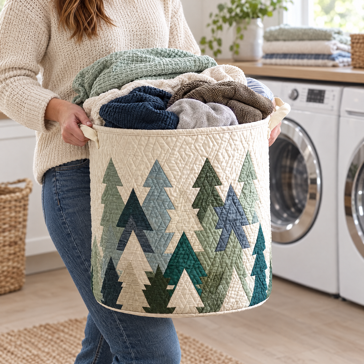 Christmas Trees Quilted Basket │ B1G1