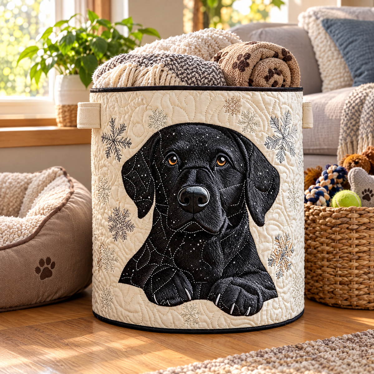 Snow Friends Quilted Basket │ B1G1