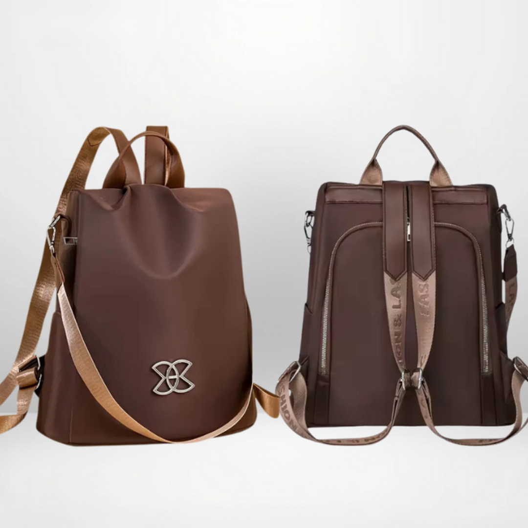 Lucius Anti-Theft Bag front and back view