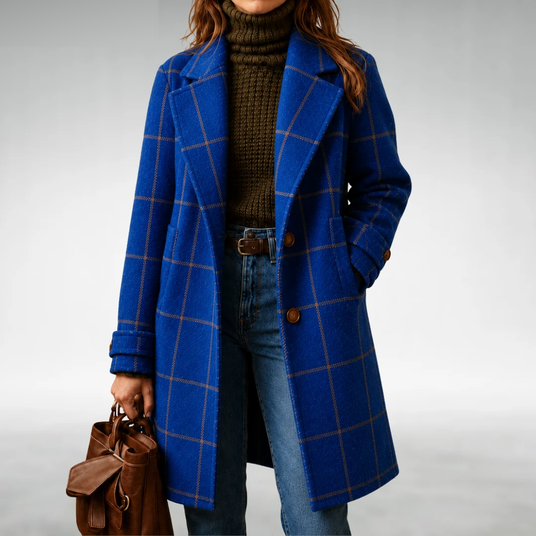 Lauren Classic Checkered Coat