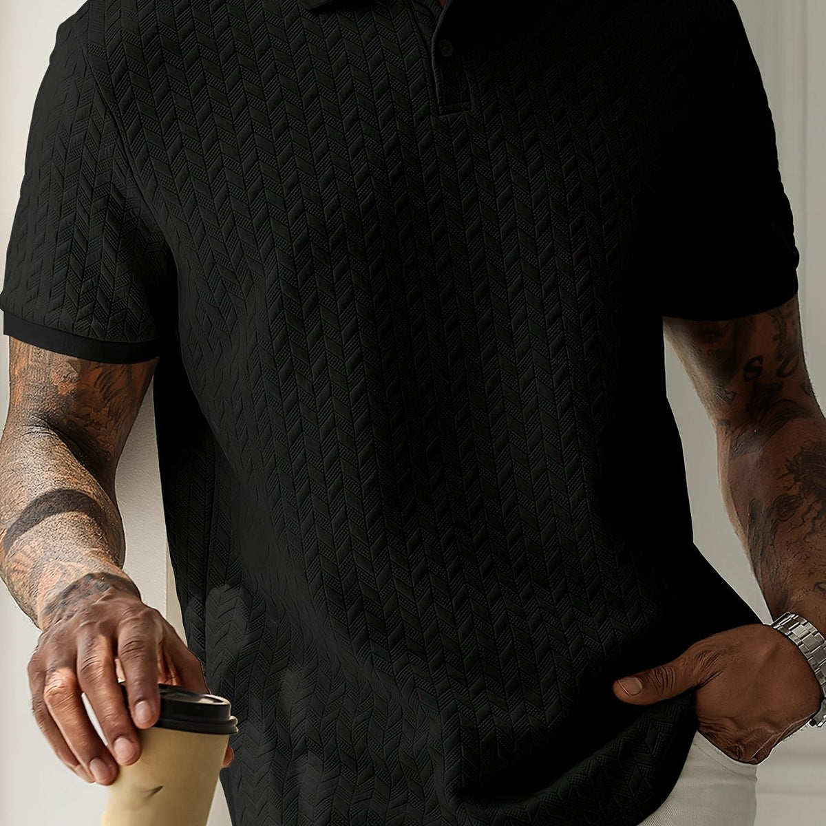 Ellison Textured Polo