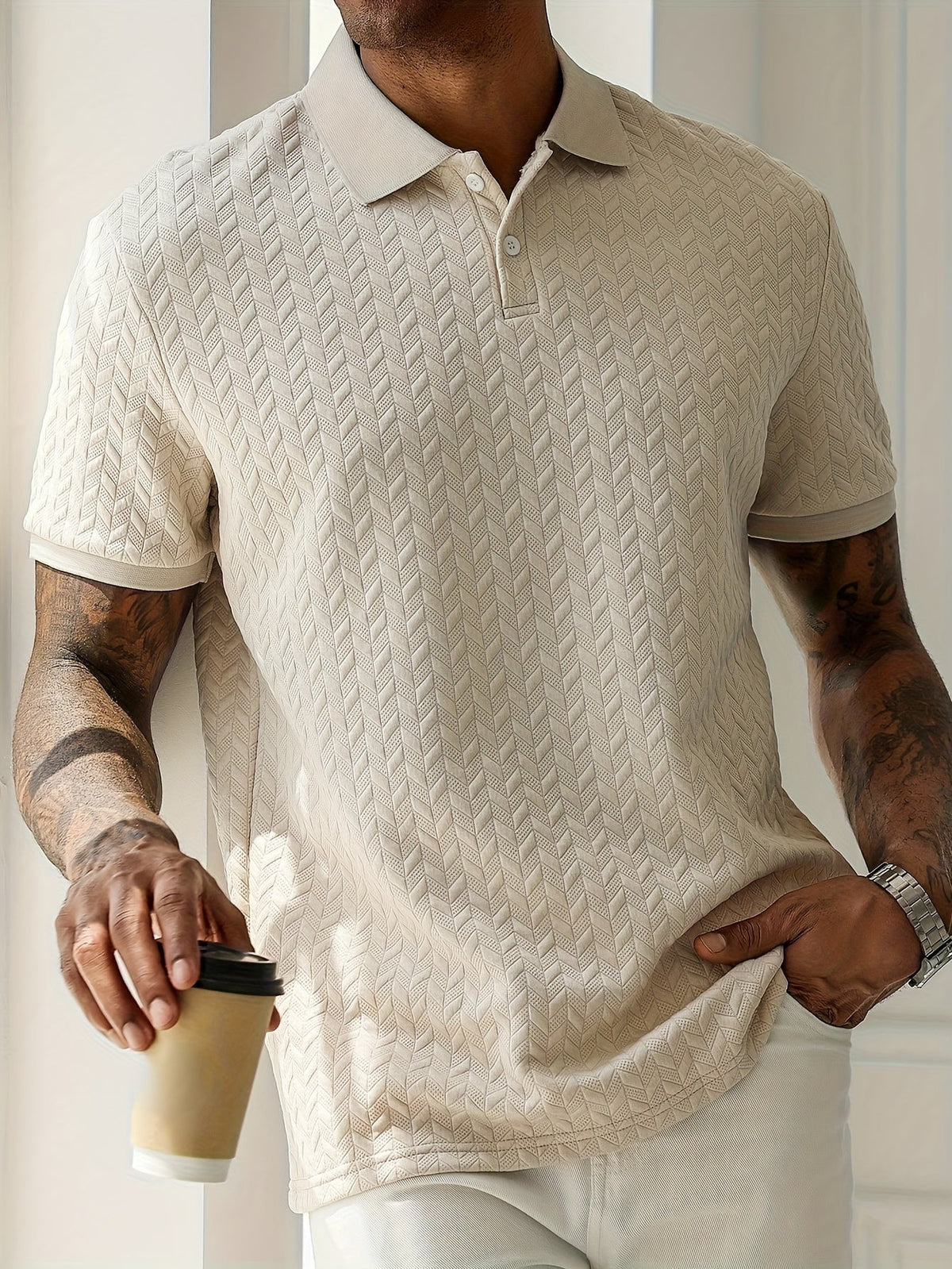 Ellison Textured Polo