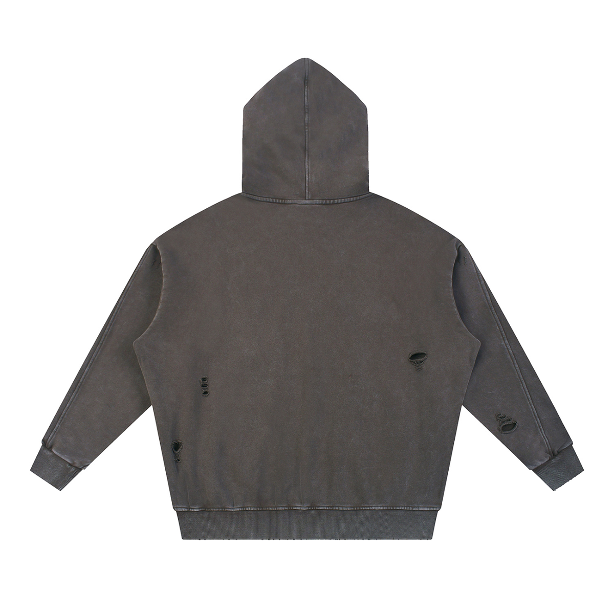 Ellison Obsidian Distress Hoodie
