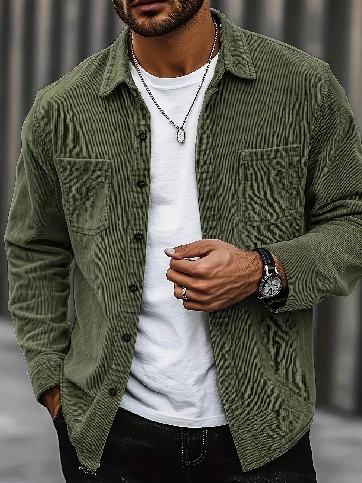 Ellison Cord Overshirt