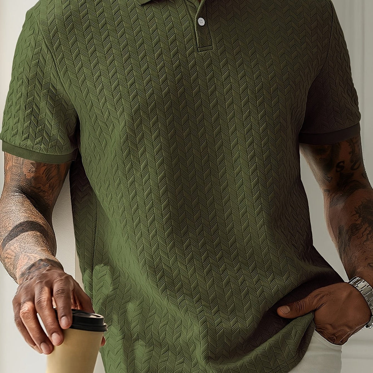 Ellison Textured Polo