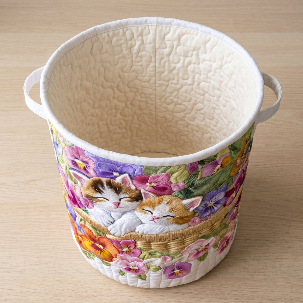 Feline Chaos Quilted Basket │ B1G1