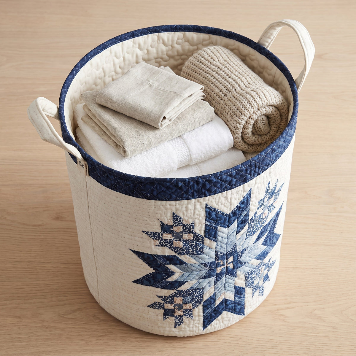 Snowflake Quilted Basket │ B1G1