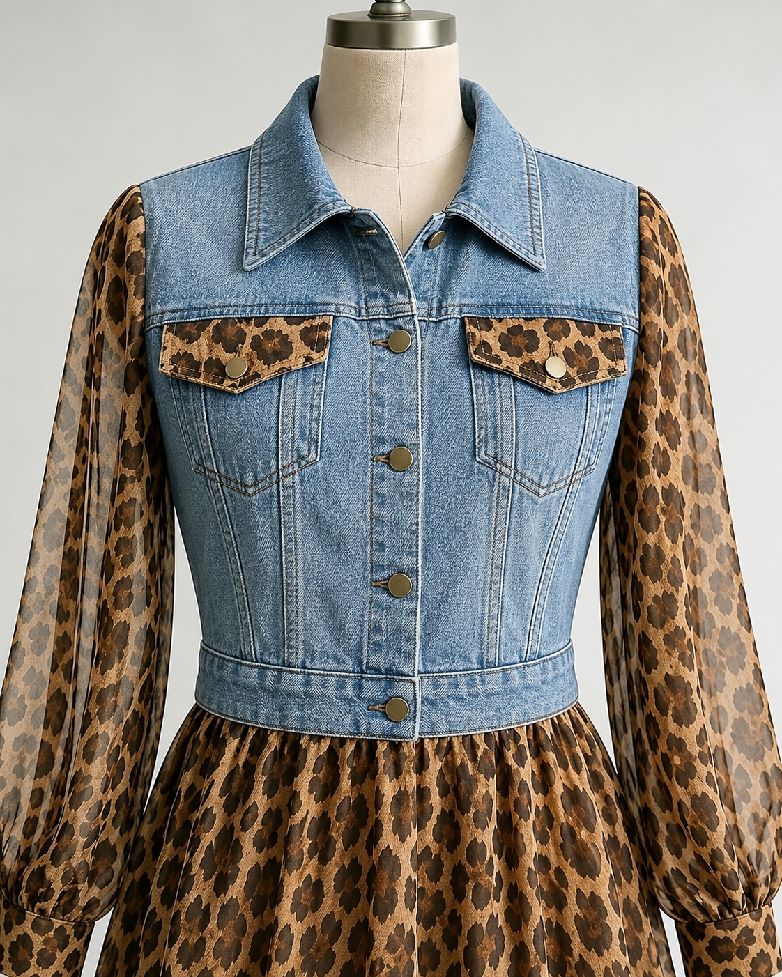Milan Leopard Dress