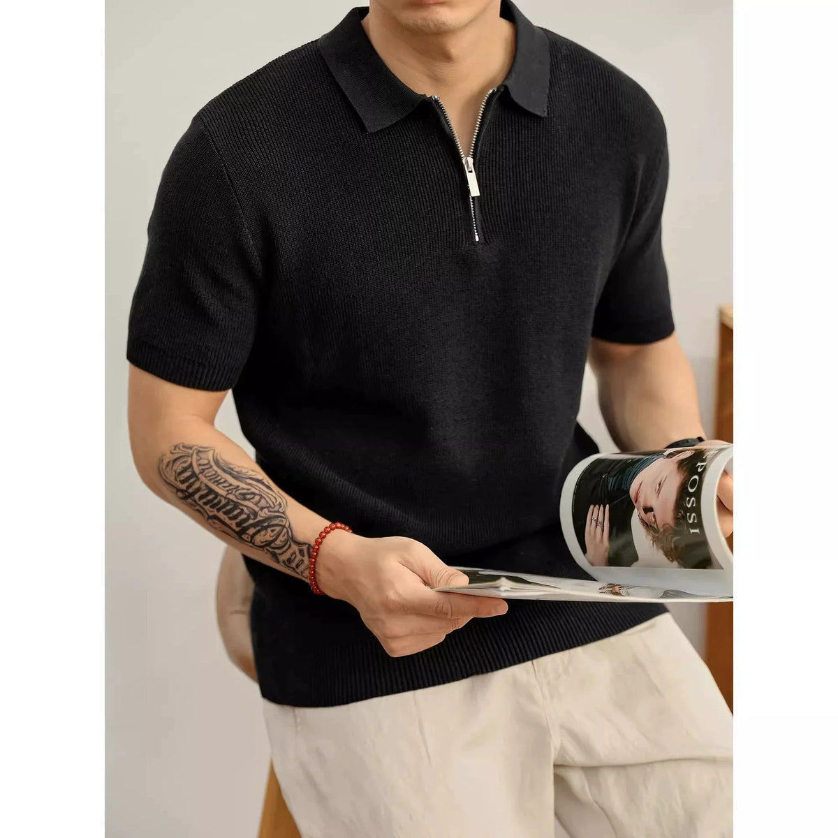 Marcel Half-Zip Polo