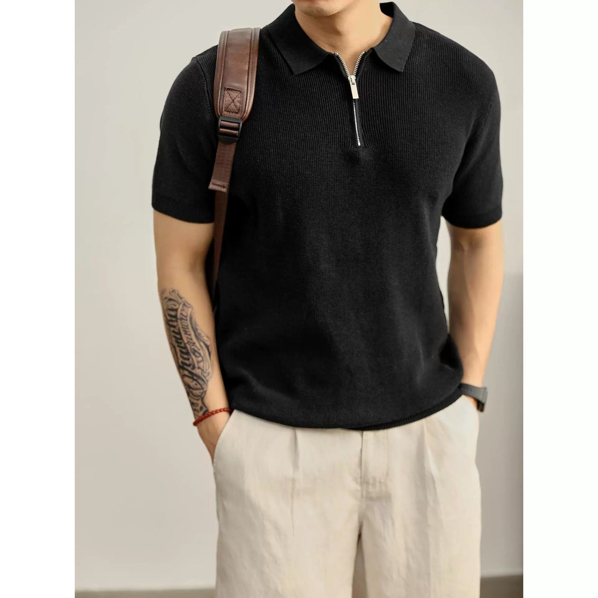 Marcel Half-Zip Polo