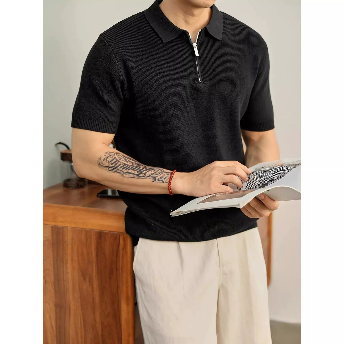 Marcel Half-Zip Polo