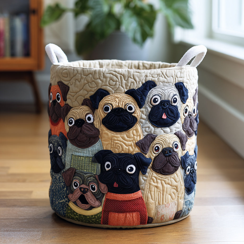 Bulldog Spirit Quilted Basket │ B1G1