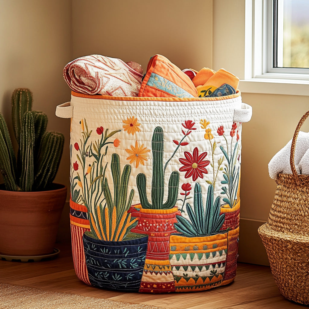 Cactus Sunset Quilted Basket │ B1G1