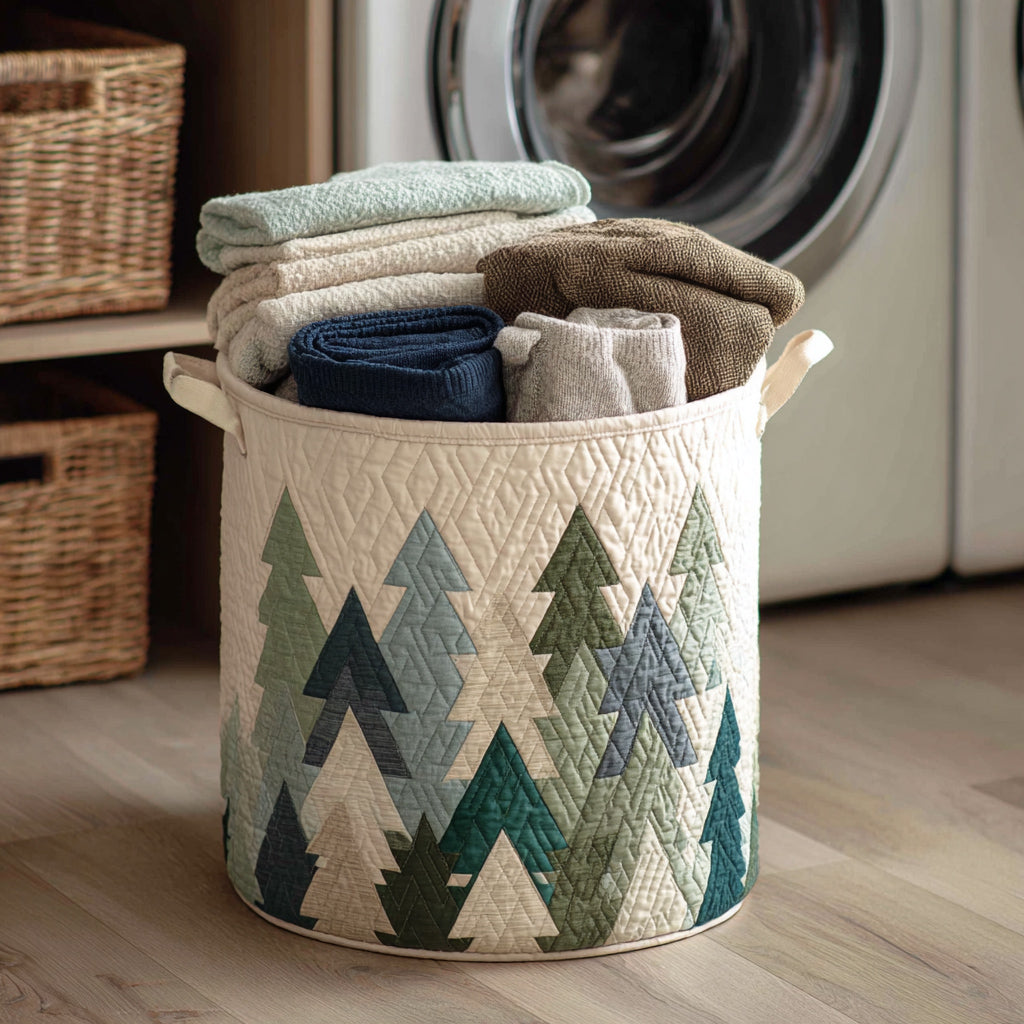 Christmas Trees Quilted Basket │ B1G1