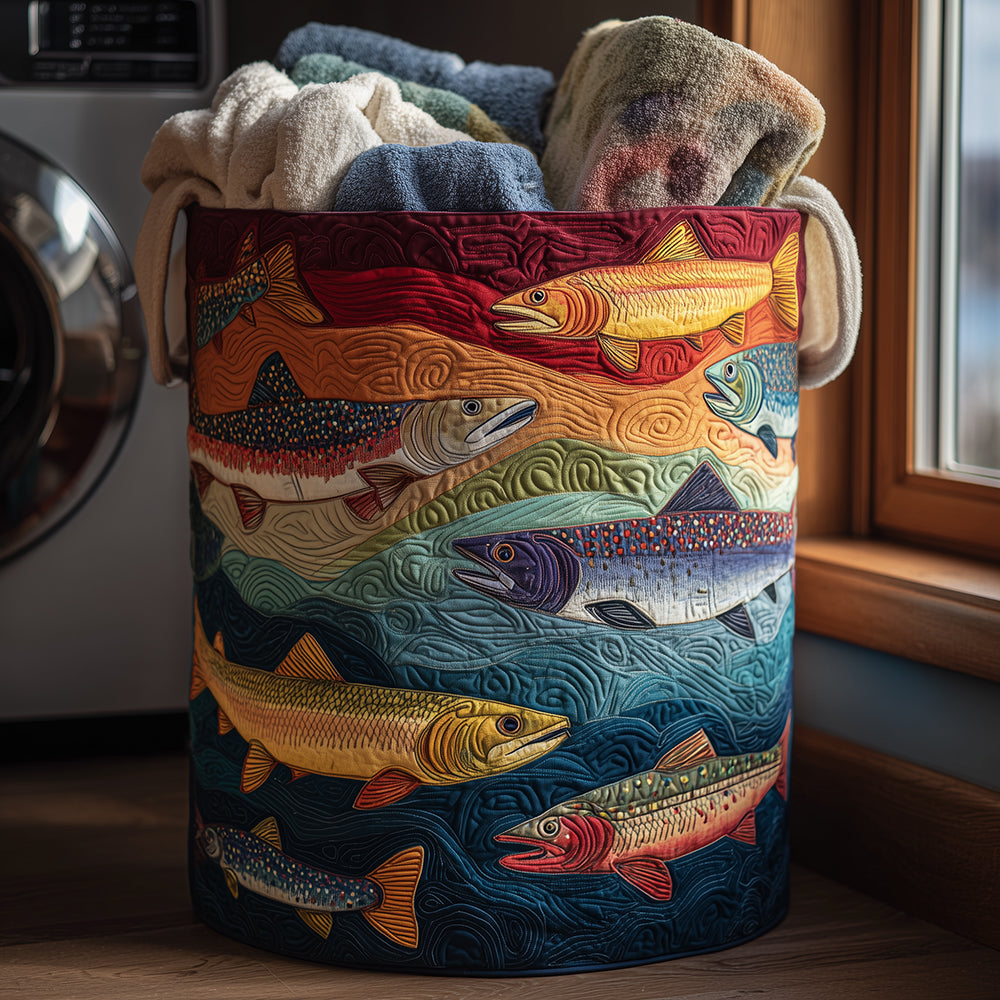 Fantasy Trout Quilted Basket │ B1G1