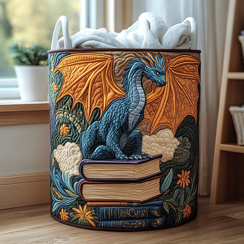 Forest Dragon Quilted Basket │ B1G1