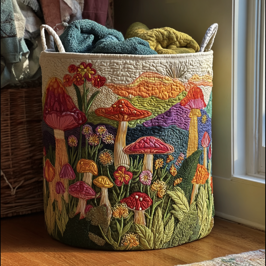 Garden at Dawn Quilted Basket │ B1G1