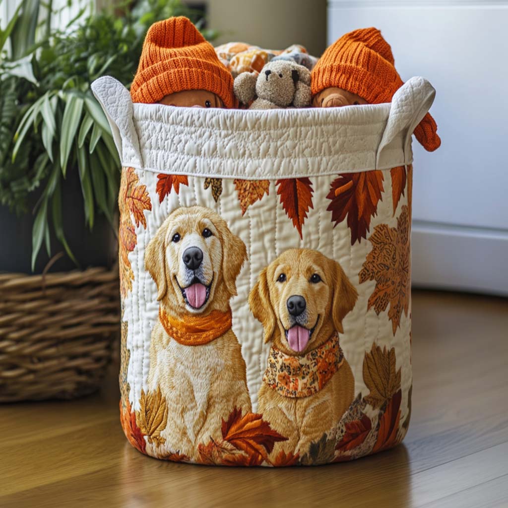 Golden Days Quilted Basket │ B1G1