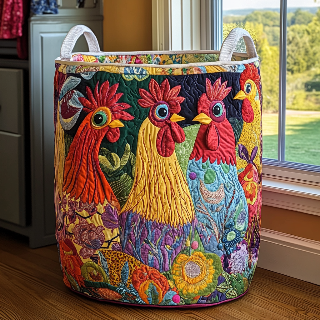 Hen Quilted Basket │ B1G1