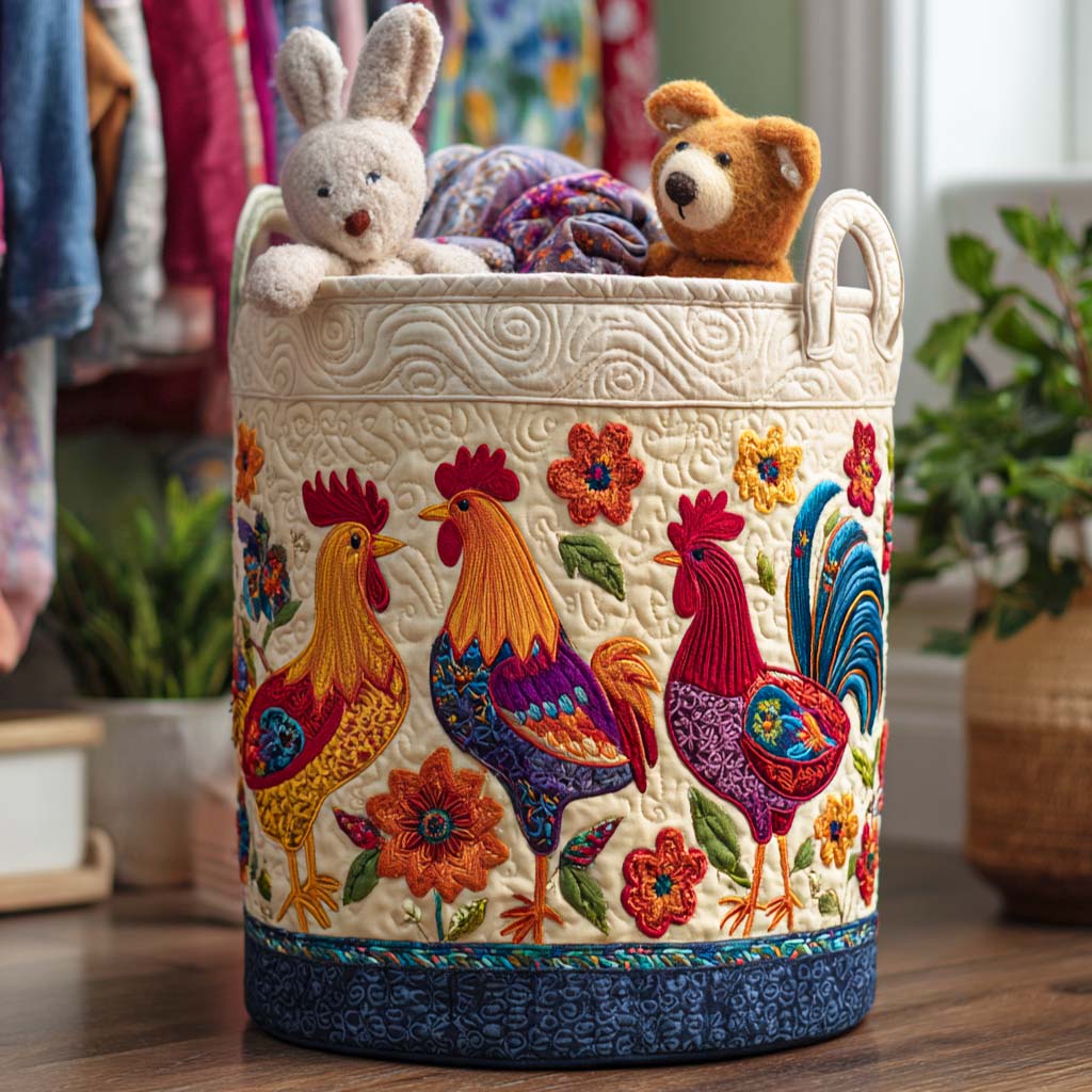 Hen's Hideaway Quilted Basket │ B1G1