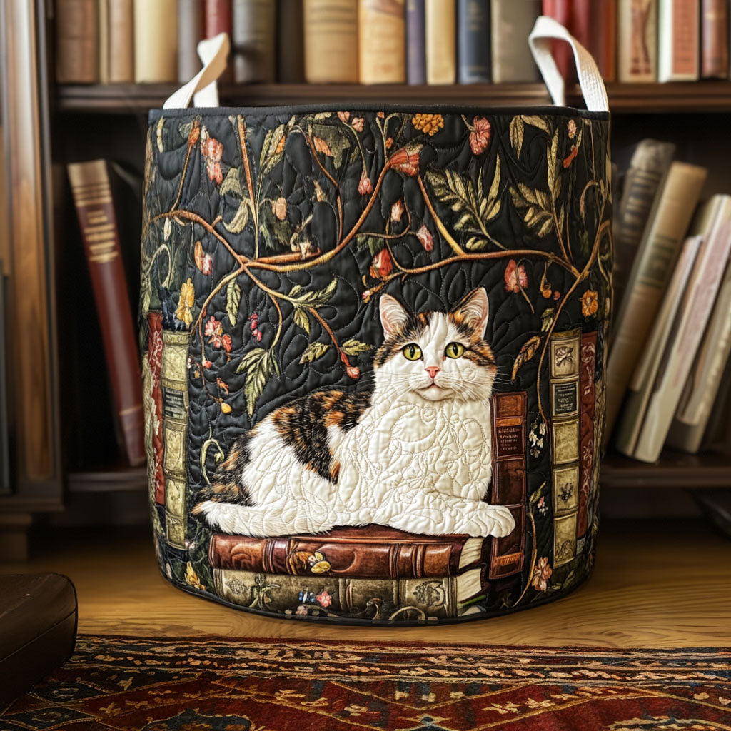 Mystical Cat Quilted Basket │ B1G1