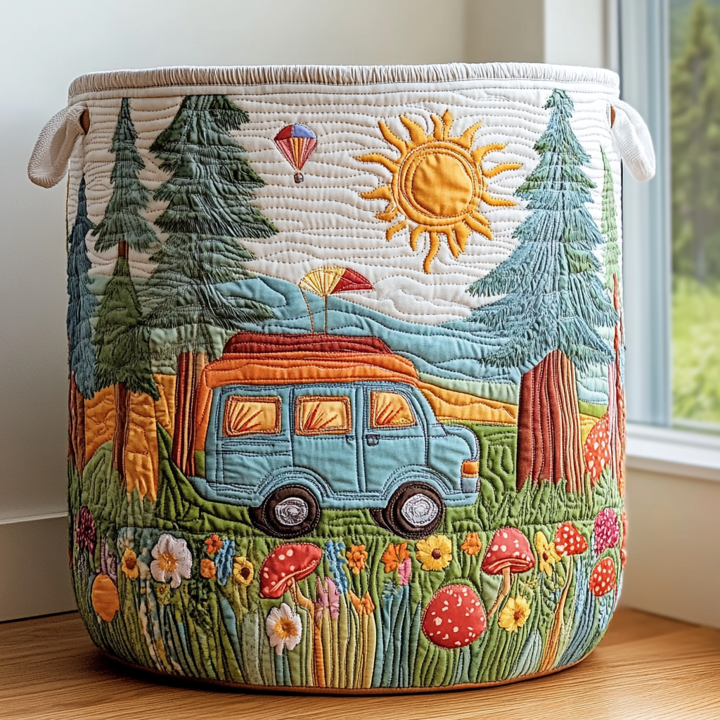 Peaceful Journey Quilted Basket │ B1G1